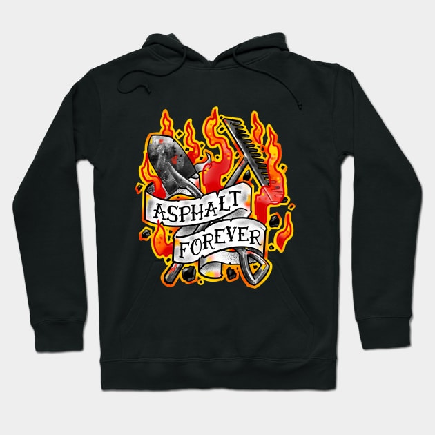 Asphalt forever Hoodie by weilertsen